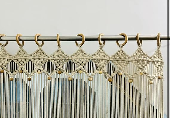 Luxurious Macrame Curtains For Home 8 feet - Leechoo